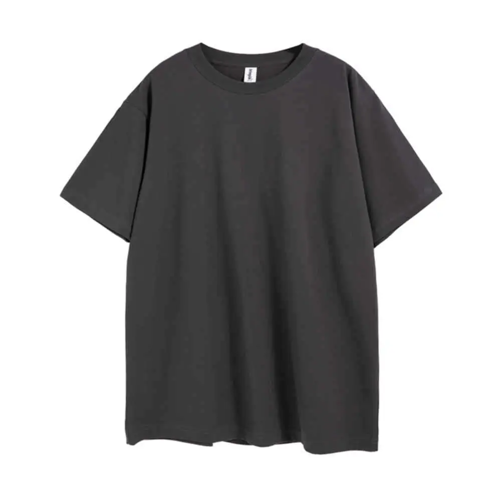 Black Cotton T-Shirt Ag Large Off-Shoulder Casual Wear