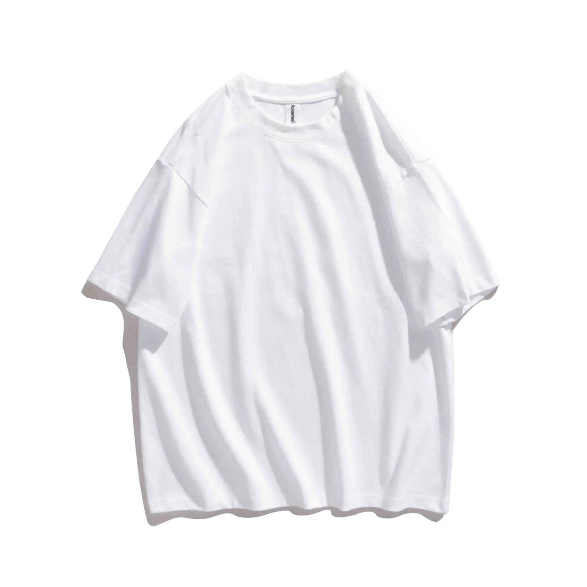 Black Cotton T-Shirt Ag Large Off-Shoulder Casual Wear