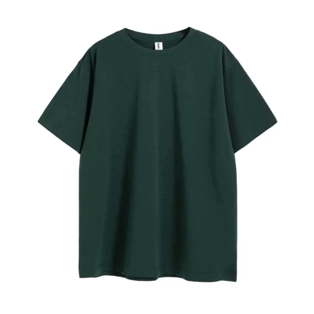 Black Cotton T-Shirt Ag Large Off-Shoulder Casual Wear