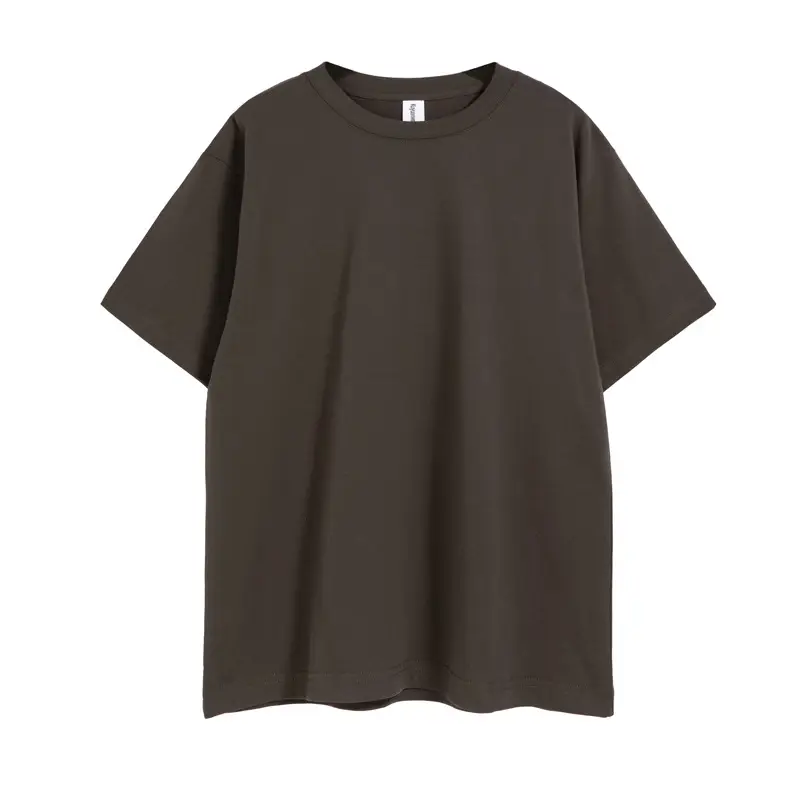 Black Cotton T-Shirt Ag Large Off-Shoulder Casual Wear