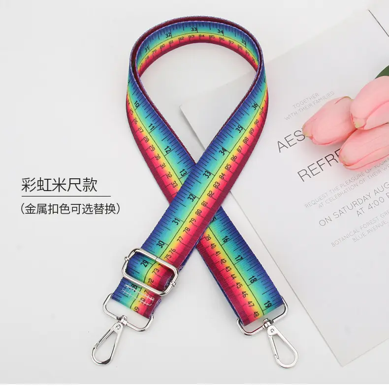 Rainbow Crossbody Bag with Adjustable Strap — feature 8