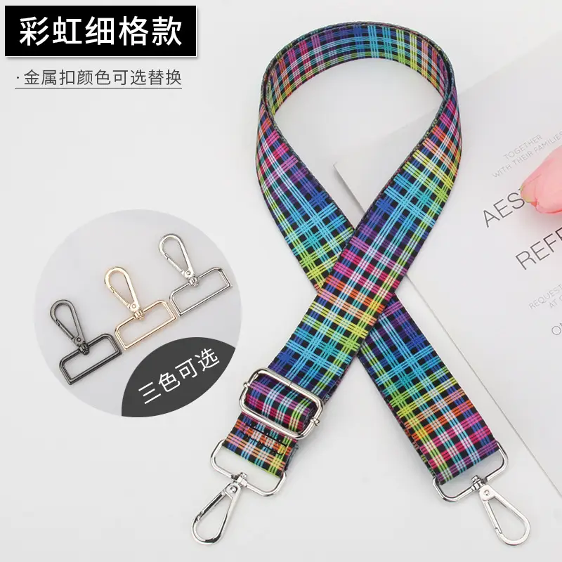 Rainbow Crossbody Bag with Adjustable Strap - Image 3