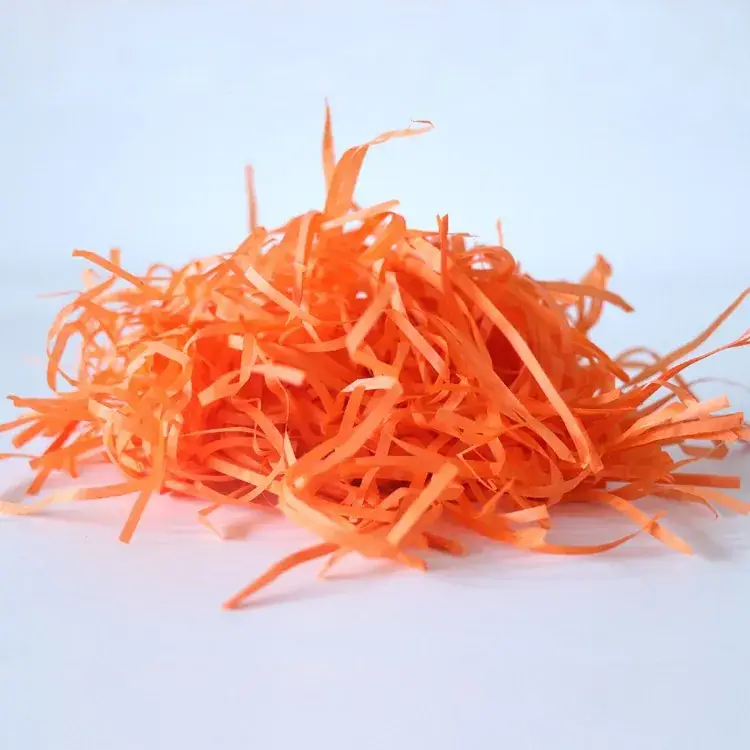 Factory Spot Raffa Grass Shredded Paper Silk Wedding Candy Gift Box - Image 2