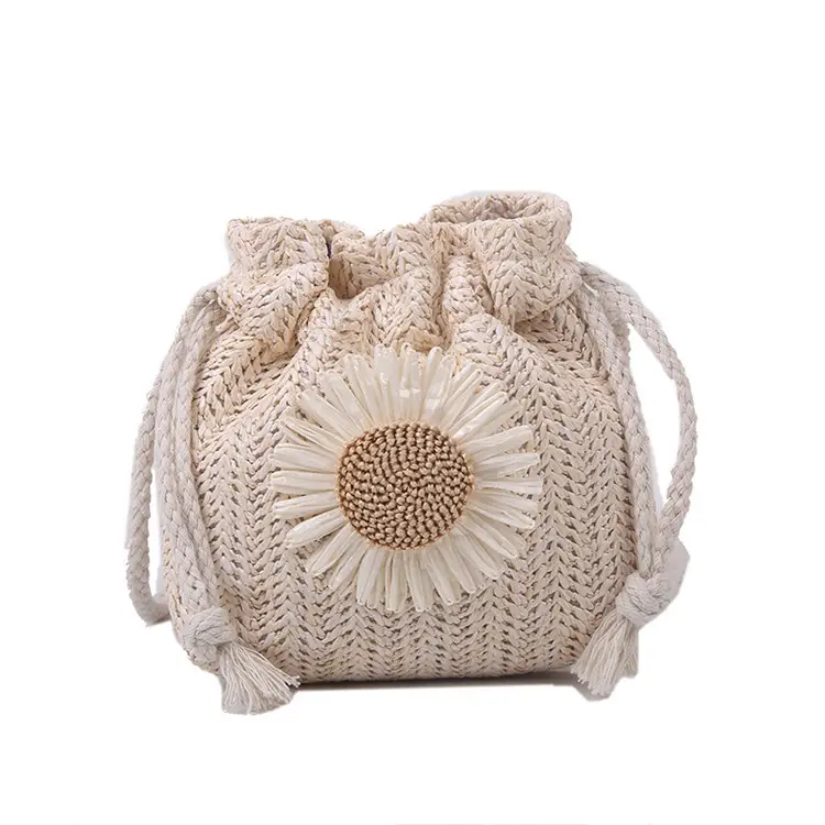 White Knitted Crossbody Bag for Women 2026 Summer - Image 7