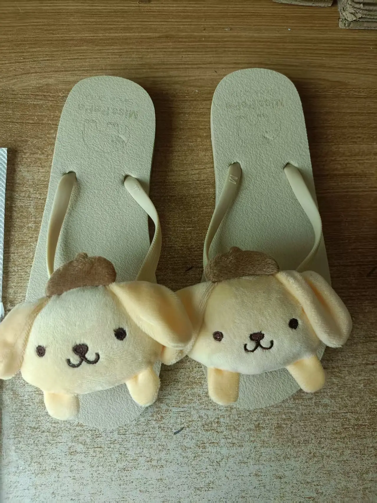 2023 Cartoon Doll Flip Flops Women Summer Flat Sandals