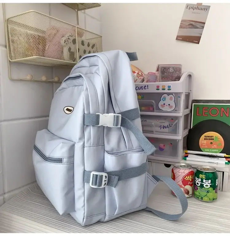 Black New Schoolbag for Girls Large Capacity Campus Backpack — feature 20