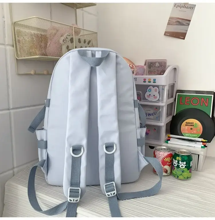 Black New Schoolbag for Girls Large Capacity Campus Backpack — feature 21