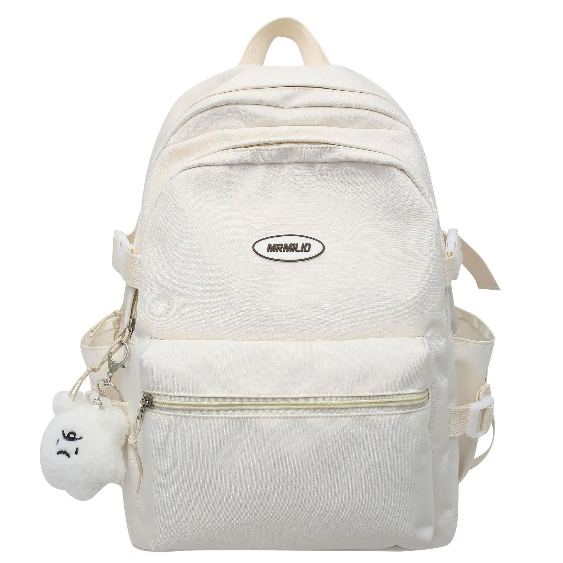 Black New Schoolbag for Girls Large Capacity Campus Backpack - Image 2
