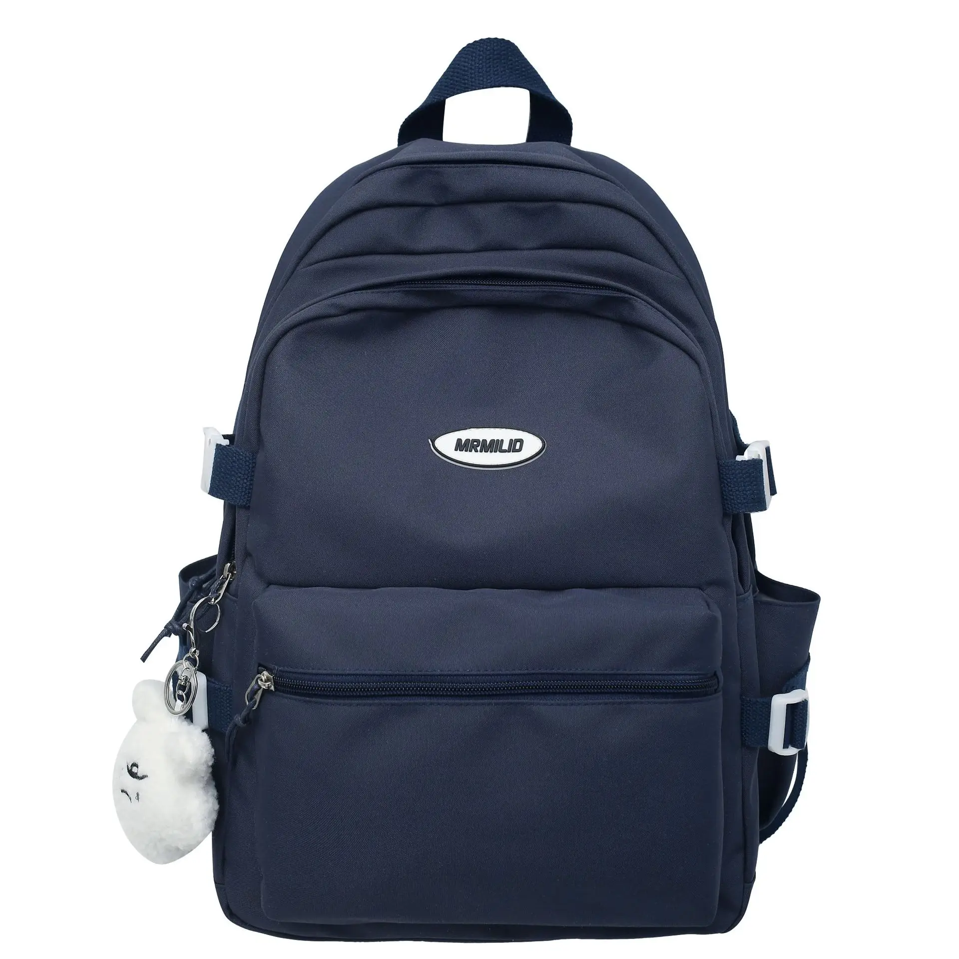 Black New Schoolbag for Girls Large Capacity Campus Backpack - Image 3