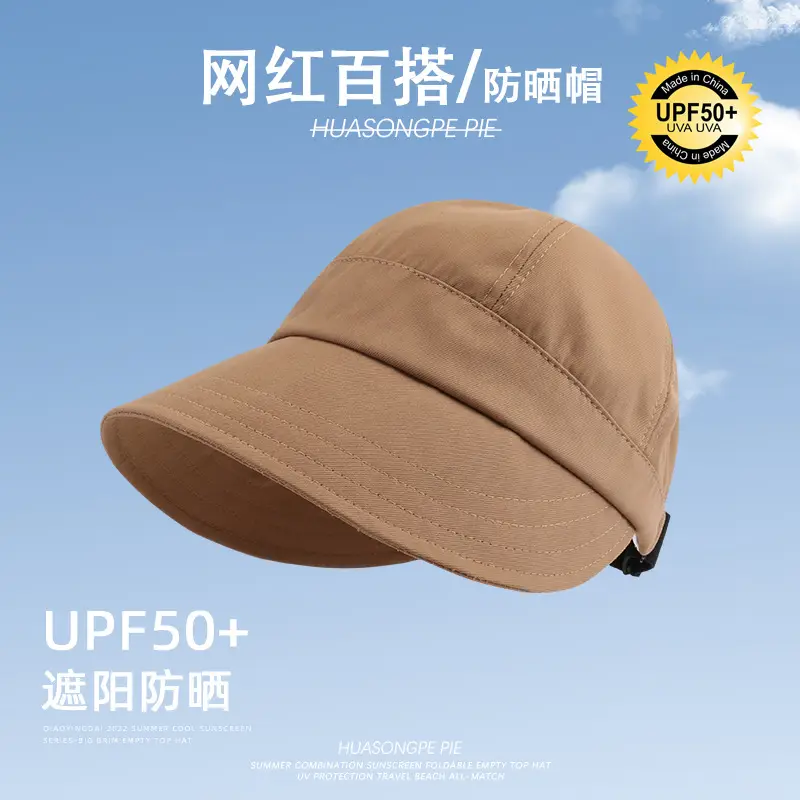 UPF50+ Sunscreen Cap for Students Travel - Image 2