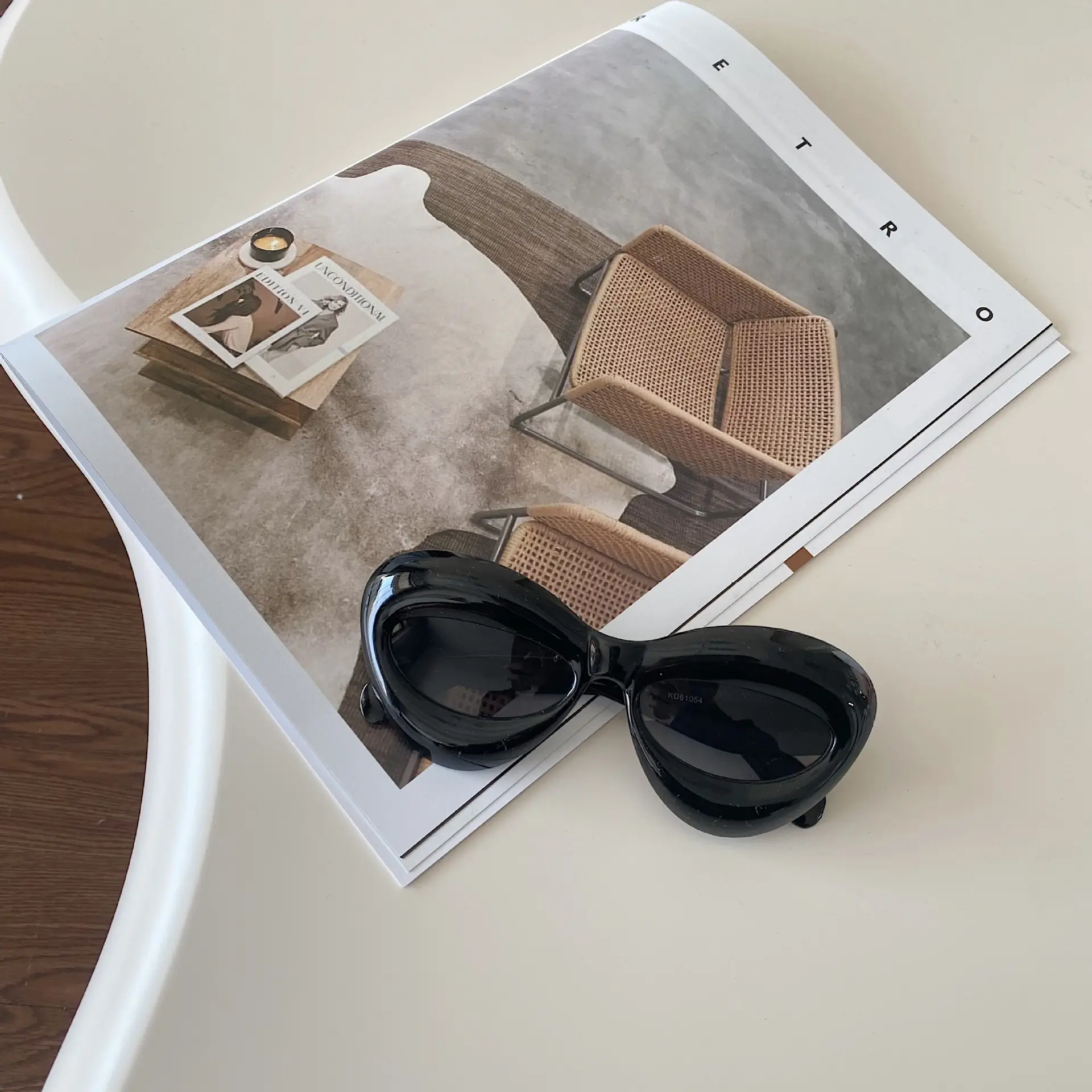 Pink Futuristic Sunglasses for Boys Girls Korea — feature 4