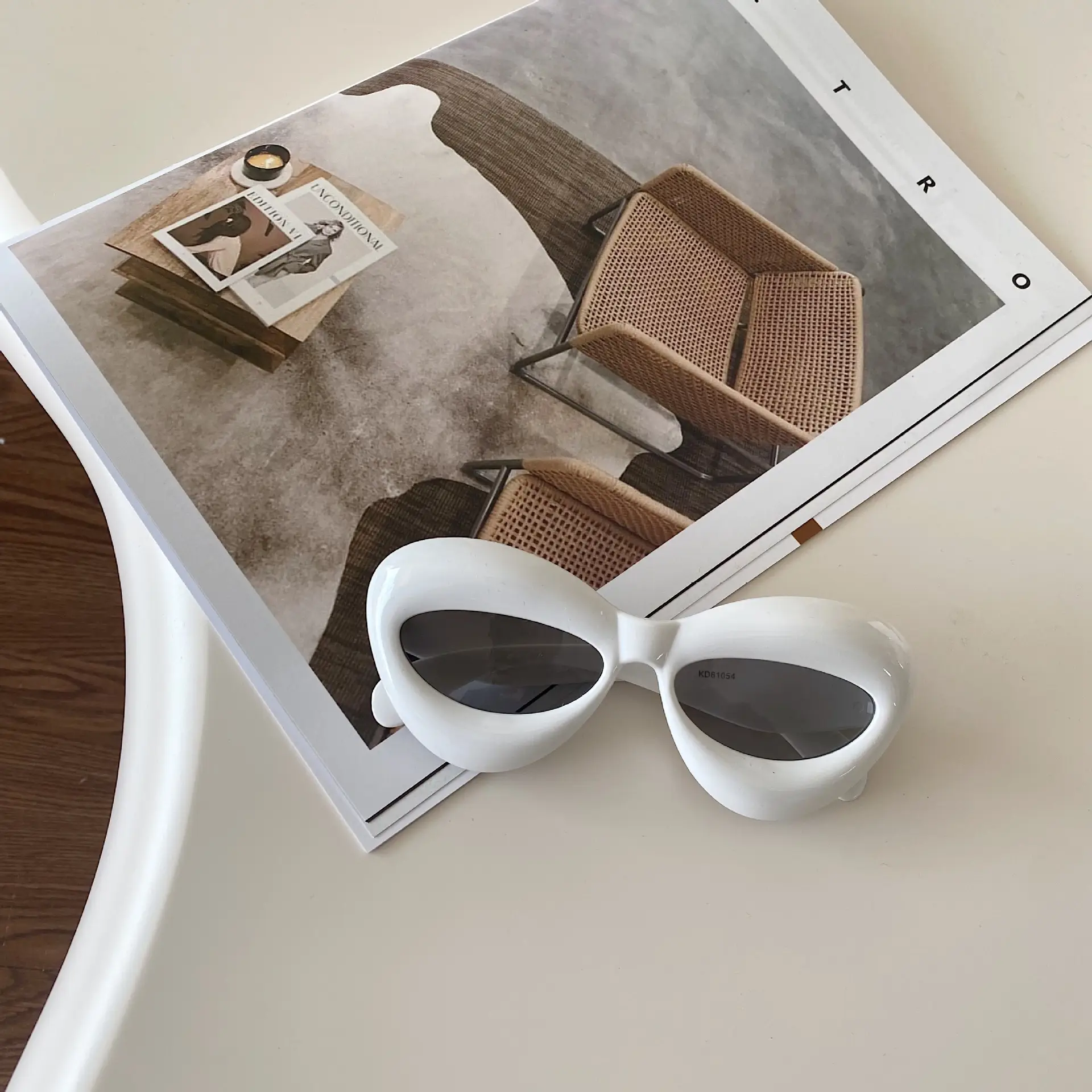 Pink Futuristic Sunglasses for Boys Girls Korea — feature 5