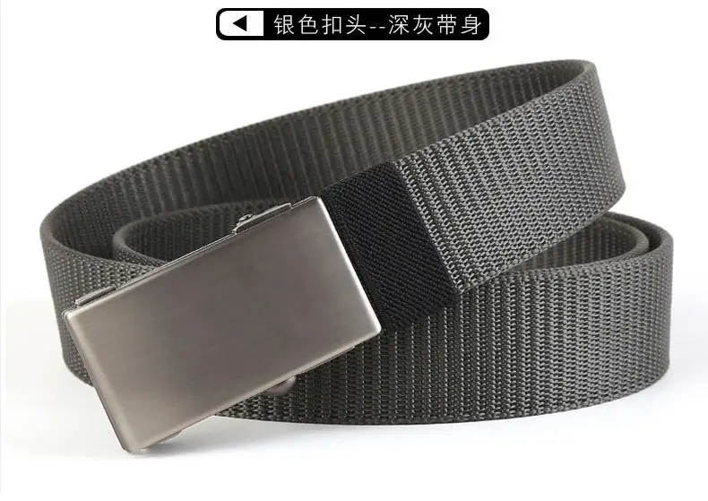 Men's Gold Nylon Belt with Automatic Buckle β feature 16