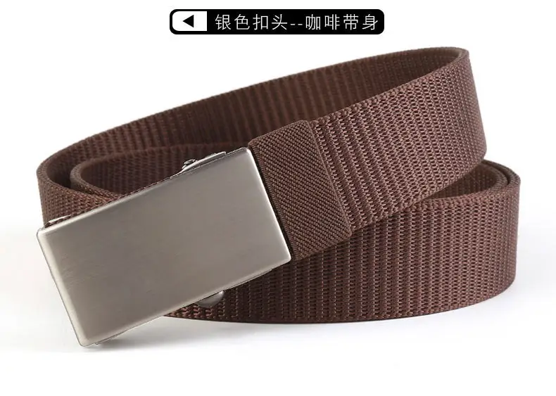 Men's Gold Nylon Belt with Automatic Buckle β feature 17