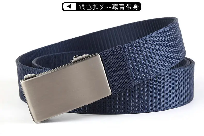 Men's Gold Nylon Belt with Automatic Buckle β feature 18