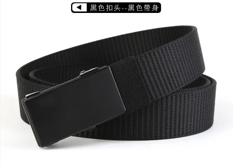 Men's Gold Nylon Belt with Automatic Buckle β feature 19