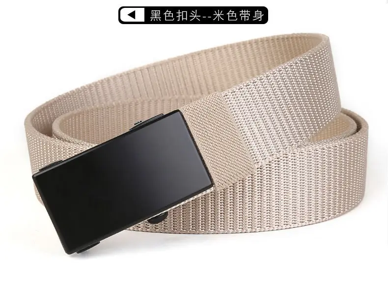 Men's Gold Nylon Belt with Automatic Buckle β feature 21
