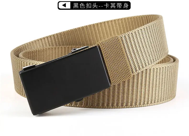 Men's Gold Nylon Belt with Automatic Buckle β feature 22