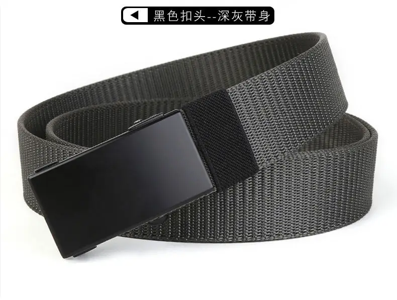 Men's Gold Nylon Belt with Automatic Buckle β feature 23