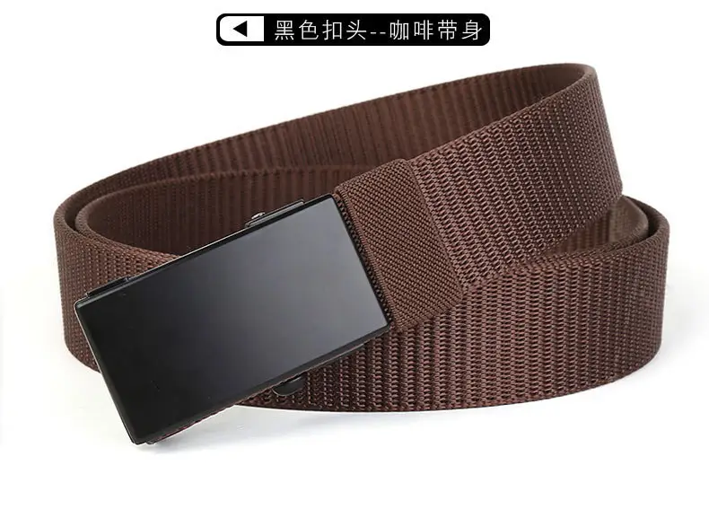 Men's Gold Nylon Belt with Automatic Buckle β feature 24
