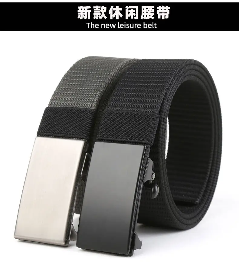 Men's Gold Nylon Belt with Automatic Buckle β feature 4