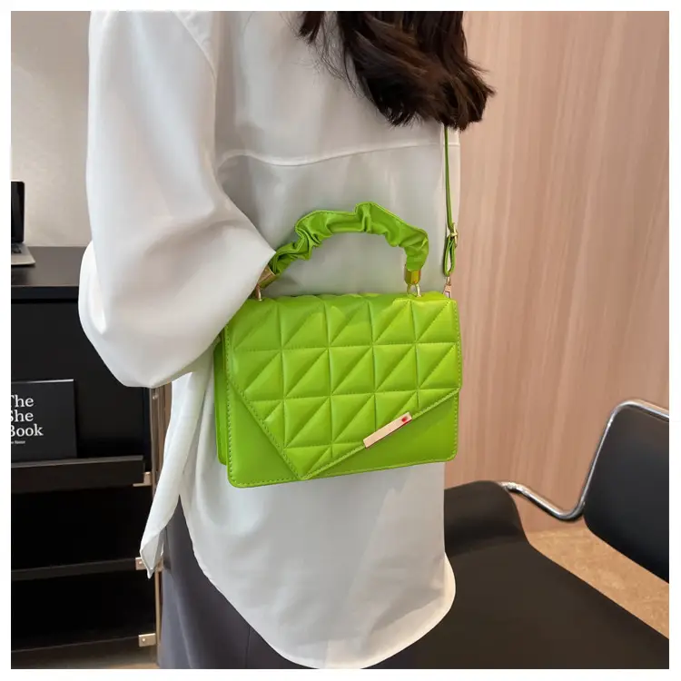 Black Quilted One-Shoulder Women's Handbag — feature 10