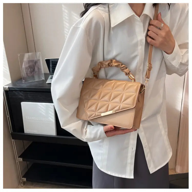 Black Quilted One-Shoulder Women's Handbag — feature 12