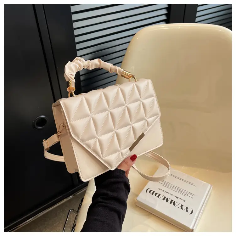 Black Quilted One-Shoulder Women's Handbag — feature 25