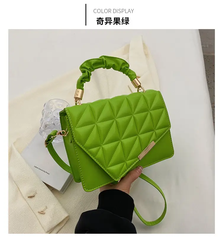 Black Quilted One-Shoulder Women's Handbag — feature 26