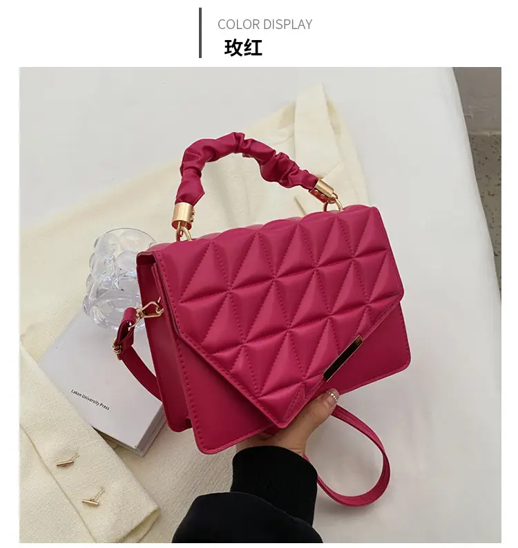 Black Quilted One-Shoulder Women's Handbag — feature 28