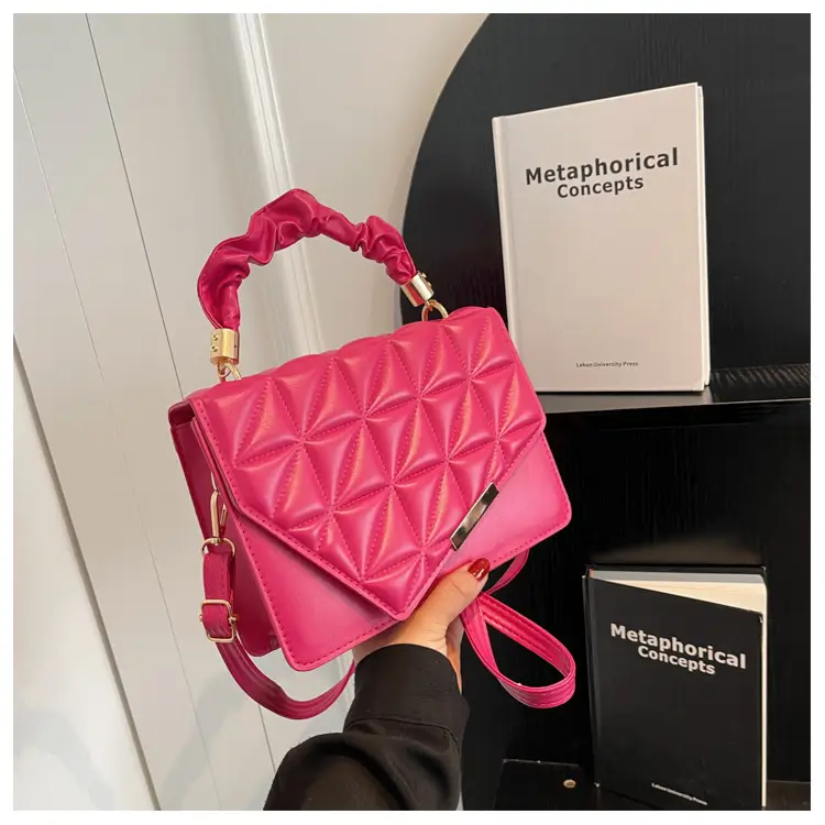 Black Quilted One-Shoulder Women's Handbag — feature 29