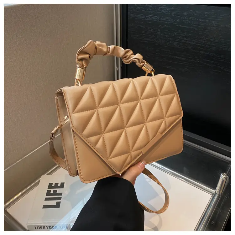 Black Quilted One-Shoulder Women's Handbag — feature 31