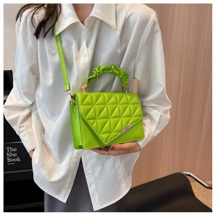 Black Quilted One-Shoulder Women's Handbag — feature 9