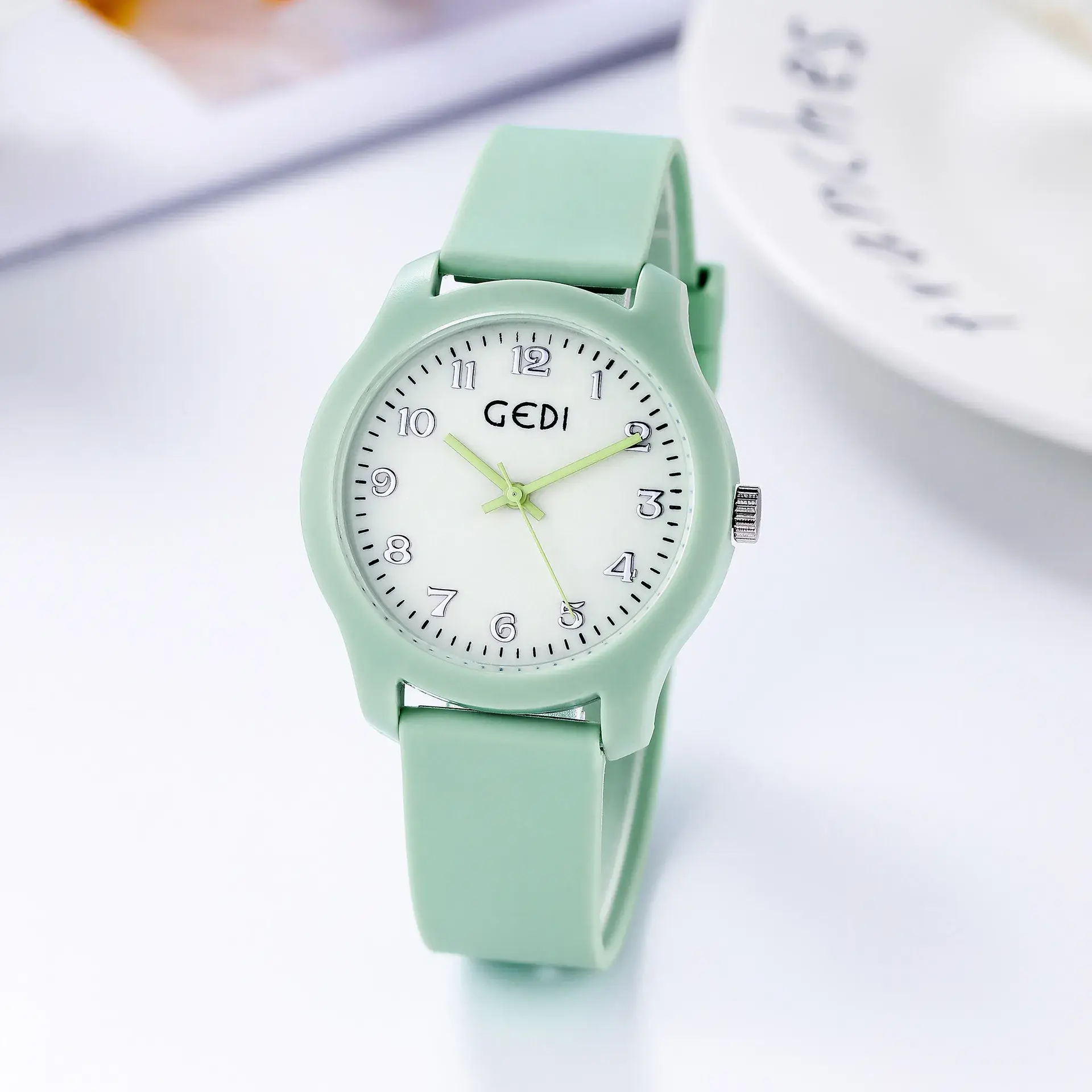 Gedhi Silicone Student Watch Candy Color Waterproof - Image 6