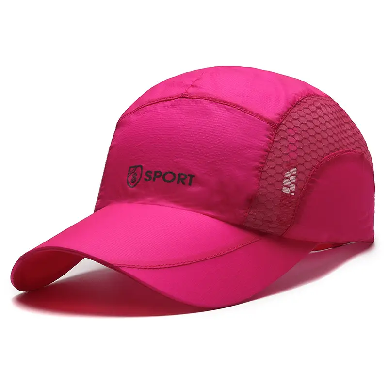 Pink Mesh Baseball Cap for Men Women Sports Outdoor - Image 2