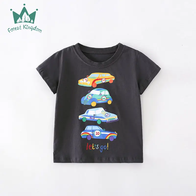 Kids Dinosaur Printed Blue T-Shirt Boys Summer - Image 5