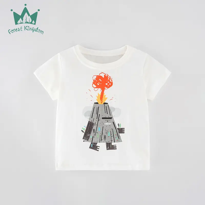 Kids Dinosaur Printed Blue T-Shirt Boys Summer - Image 7