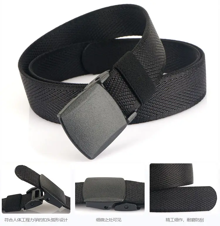 YKK Buckle Safety Belt with Thick Elastic Nylon Strap β feature 14