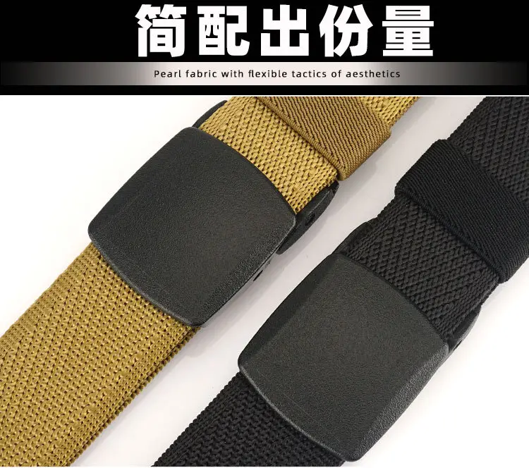 YKK Buckle Safety Belt with Thick Elastic Nylon Strap β feature 5