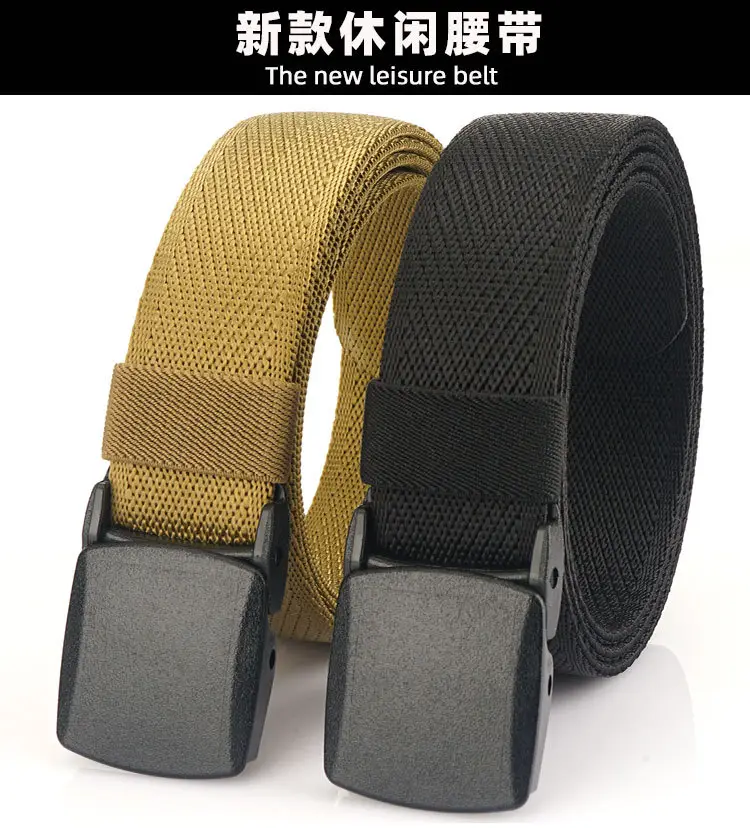 YKK Buckle Safety Belt with Thick Elastic Nylon Strap β feature 6