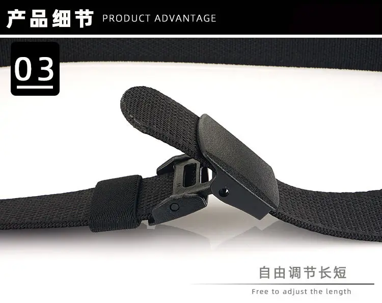 YKK Buckle Safety Belt with Thick Elastic Nylon Strap β feature 9