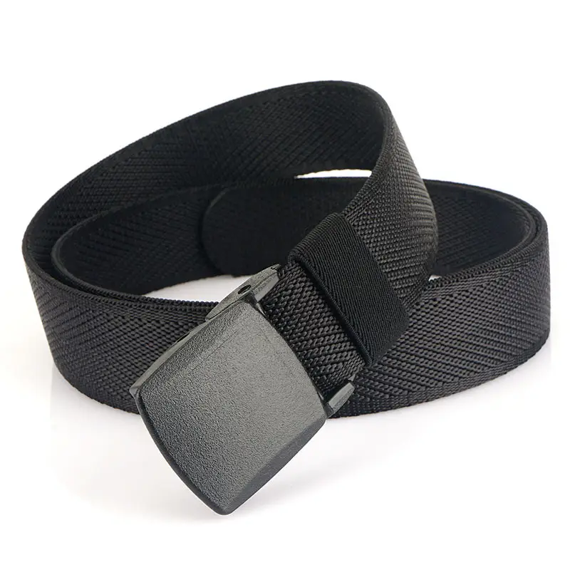 YKK Buckle Safety Belt with Thick Elastic Nylon Strap