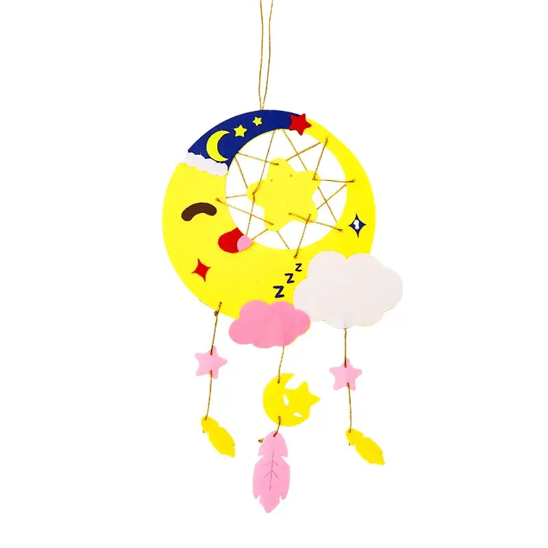 Children's DIY Dream Catcher Wind Chime Ornament Set - Image 7