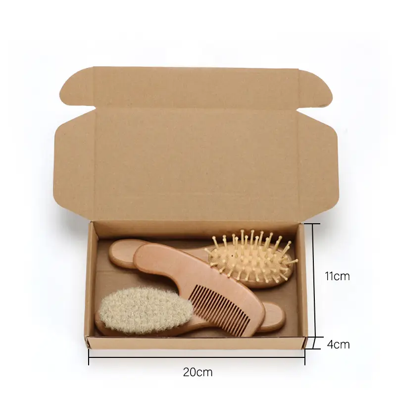 Beech Wood Hair Brushes for Baby Shampoo & Hair Care
