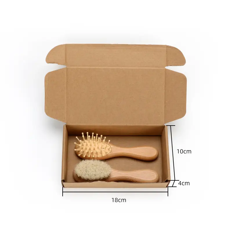 Beech Wood Hair Brushes for Baby Shampoo & Hair Care