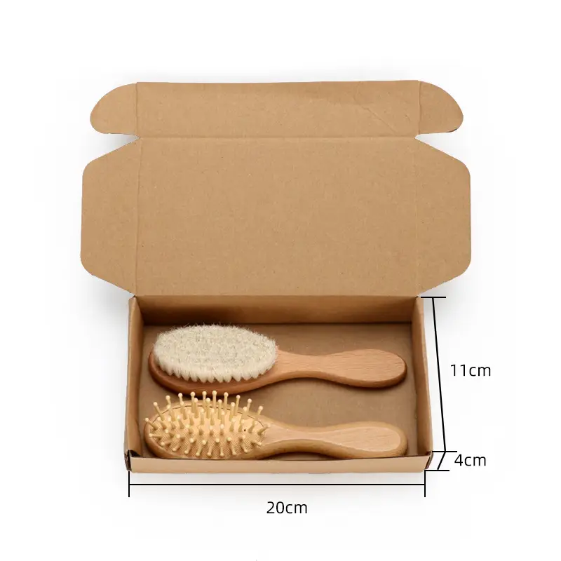 Beech Wood Hair Brushes for Baby Shampoo & Hair Care