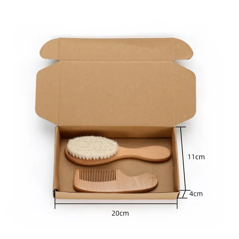 Beech Wood Hair Brushes for Baby Shampoo & Hair Care