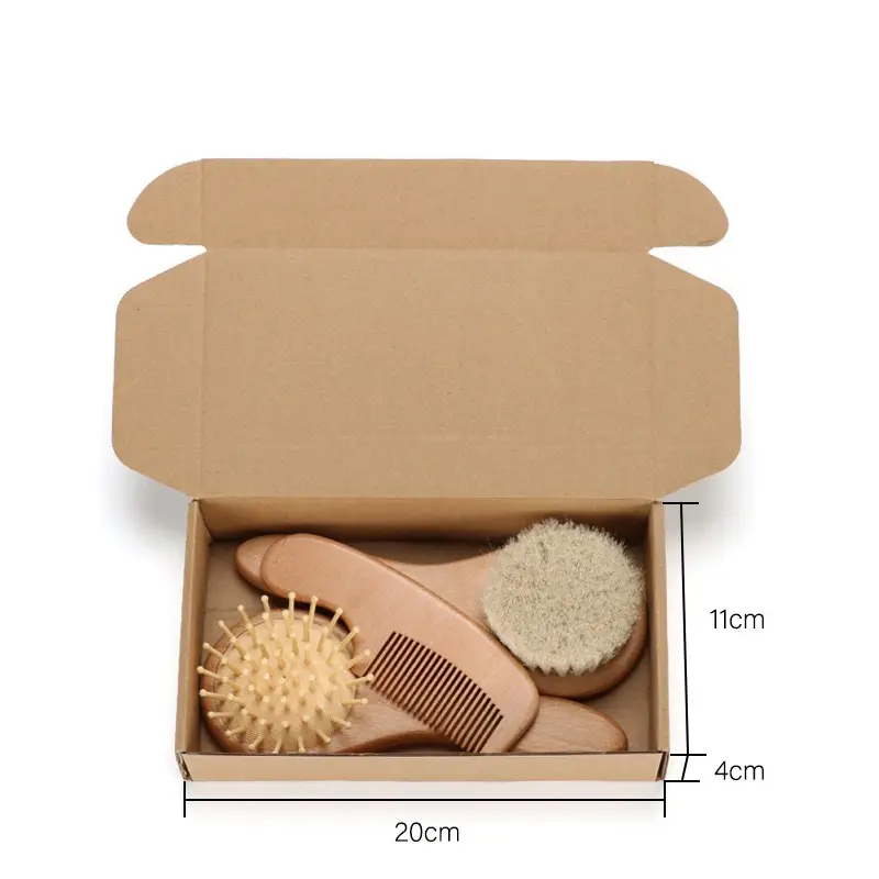 Beech Wood Hair Brushes for Baby Shampoo & Hair Care