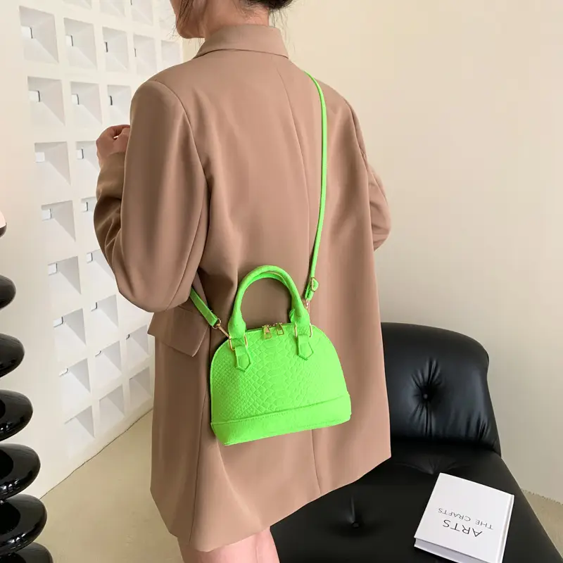 Women's Neon Green Shoulder Bag 2023 Spring - Image 9