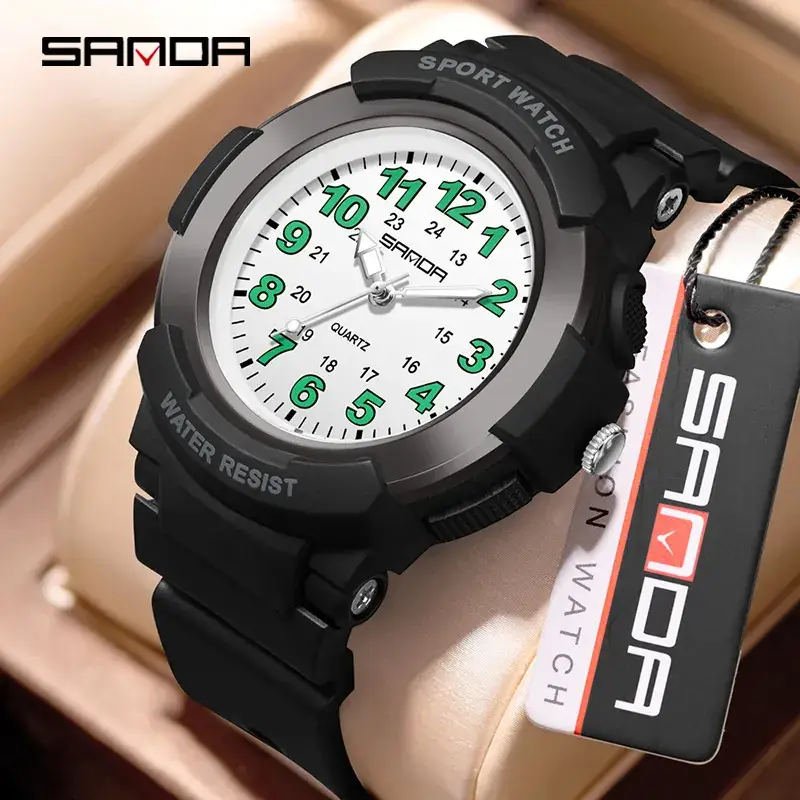 Sanda Waterproof Digital Sport Watch for Students - Image 13